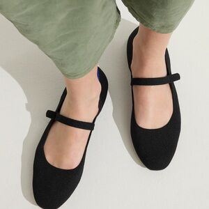 Rothy's The Square Mary Jane Flats Black Women’s 11.5